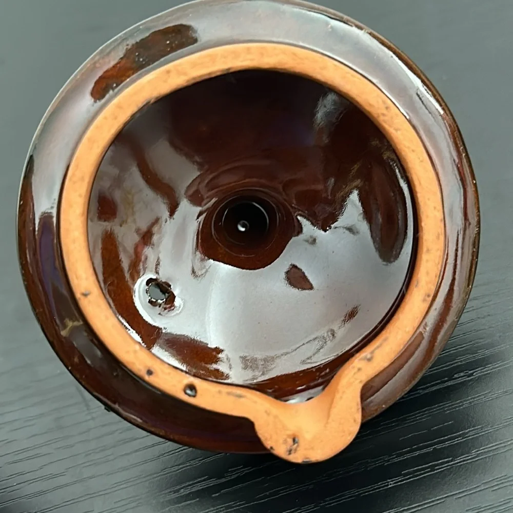 1940’s Vintage Japanese Moriage Hand Painted Pottery Teapot